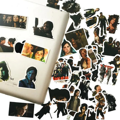 50PCS Popular Horror Game Last Survivor Doodle Luggage Laptop Waterproof Sticker Decorative Toy