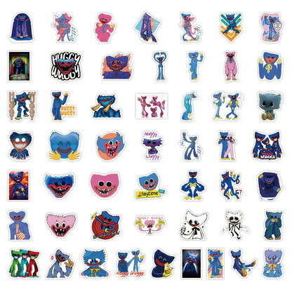 50PCS Popy Playtime Game Personalized Decoration Graffiti Waterproof Sticker Notebook Skateboard Water Cup Helmet