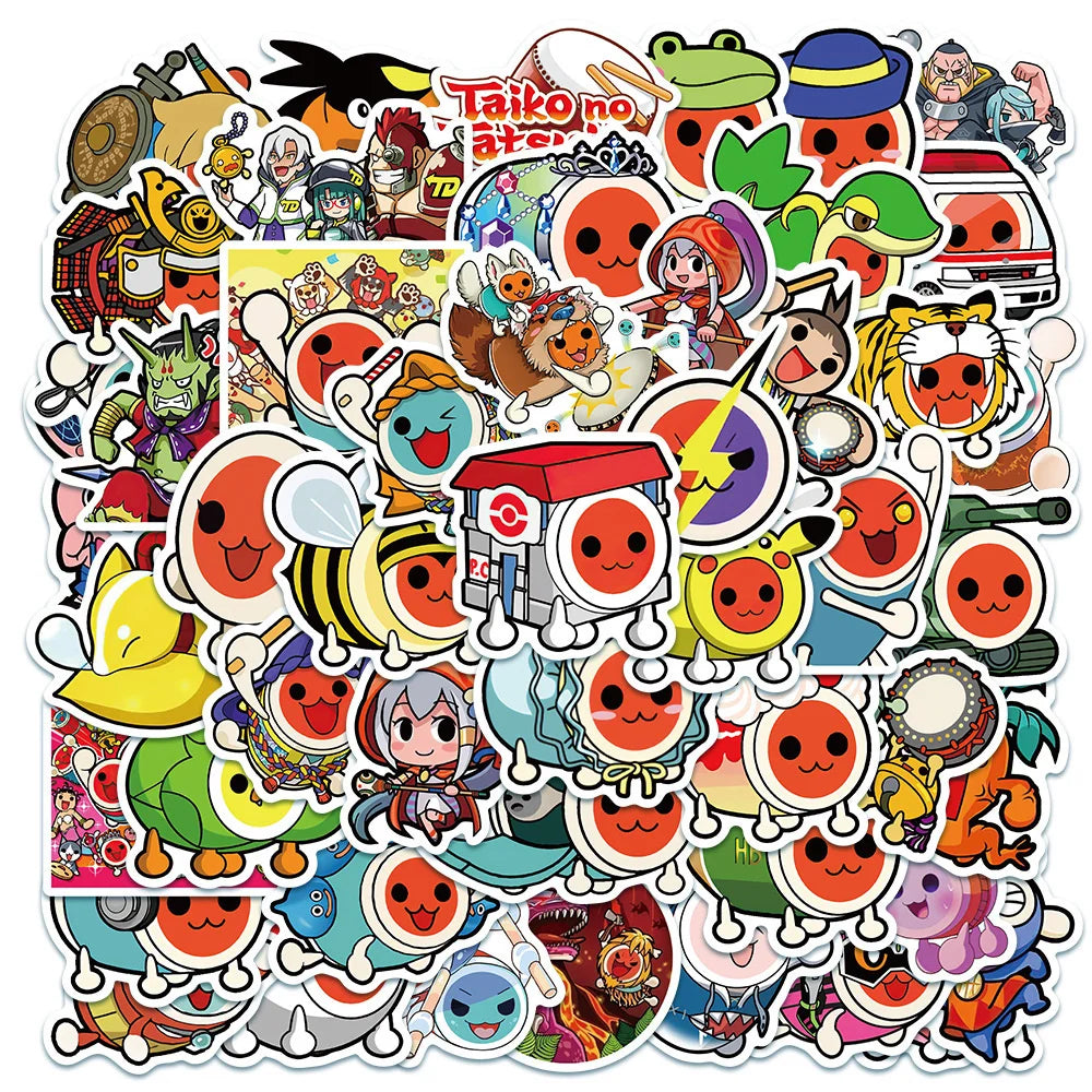 50PCS Art Illustration Popular Creative Cartoon Cute Swire Talent Game Series Decorative Style Graffiti Stickers Personalised Fashion Creative DIY Exquisite Decorative Decals Suitable For Cups, Helmets, Skateboards Popular Stickers Toys