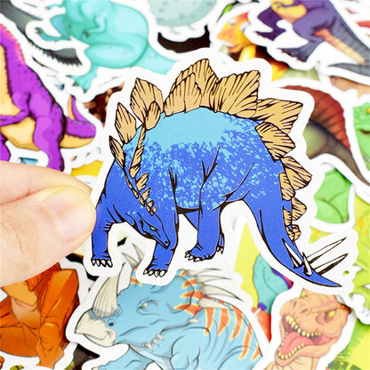 50PCS     DinosaurSeries Graffiti Sticker Personality Cartoon Sticker Car Trunk Skateboard Guitar Computer Sticker