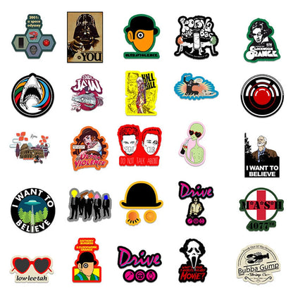 50PCS Classic Movie Pop Personalized Graffiti Waterproof Sticker Suitcase Notebook Skateboard Refrigerator Helmet