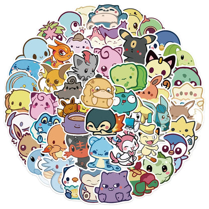 50PCS Cute Cartoon Elf Baby Graffiti Sticker Helmet Skateboard Notebook Guitar Bike Gift Toy Sticker