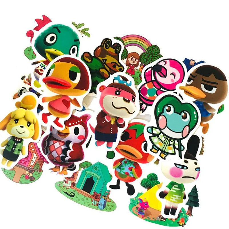 50PCS Cartoon Cute Animal Forest Stickers Motorcycle Helmet Suitcase Laptop Decoration Waterproof Graffiti