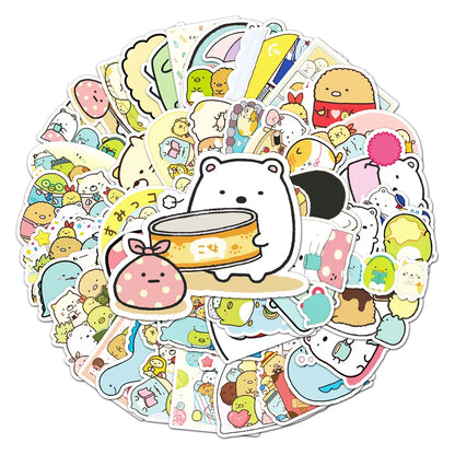50PCS Corner Creature Cartoon Sticker Children's Toy Scrapbook Laptop Suitcase Mobile Phone Waterproof Sticker