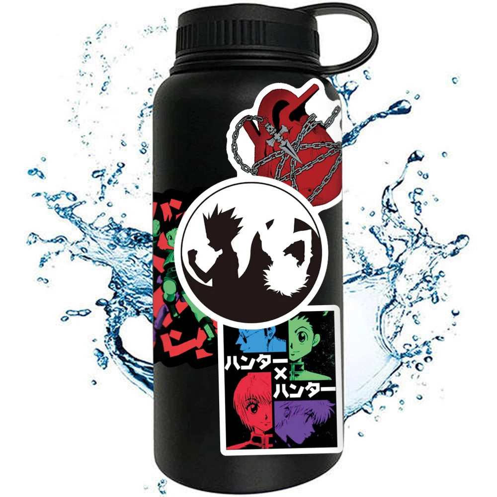 50PCS Anime Full-time Hunter Creative DIY Sticker Sticker Notebook Skateboard Guitar Bike Gift Toy Sticker