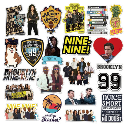 50PCS New American Drama Shenfan Detective Graffiti Waterproof Sticker Suitcase Car Water Cup Guitar Refrigerator