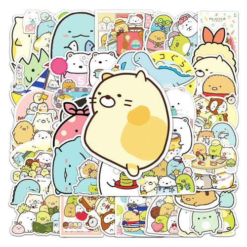 50PCS Corner Creature Cartoon Sticker Children's Toy Scrapbook Laptop Suitcase Mobile Phone Waterproof Sticker