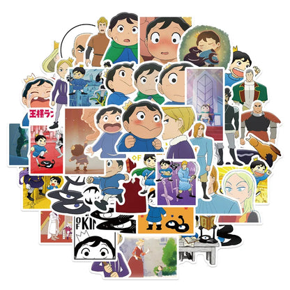 50PCS Anime King Ranking Cartoon Sticker Laptop Luggage Hand Account Water Cup Waterproof Graffiti DIY Sticker
