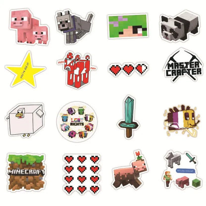 50PCS   GameCartoon Graffiti Laptop Luggage Skateboard Guitar Waterproof Sticker Toy