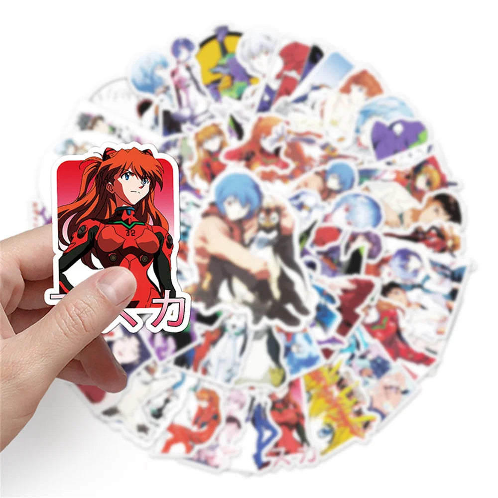 50PCS Riman New Century Gospel Soldier Graffiti Waterproof Sticker Suitcase Notebook HelmetRefrigeratorSkateboard