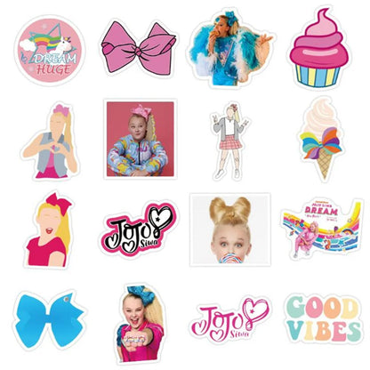 50PCS   CuteGirl Notebook Hand Account Graffiti Skateboard Suitcase Decoration Waterproof Sticker Toy