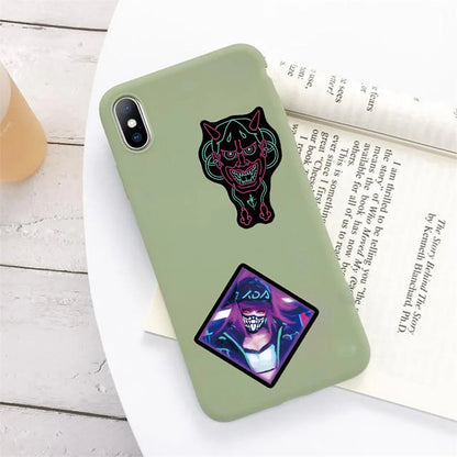50PCS New Neon Creative Cartoon DIY Graffiti Notebook Scrapbook Skateboard Guitar Suitcase Toy PVC Sticker