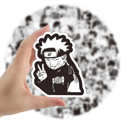 50 Pieces of Mixed Anime Stickers Graffiti Toys Laptop Skateboard Mobile Phone Luggage Stickers