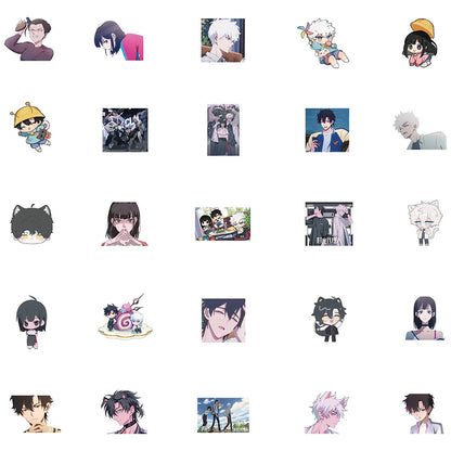 50PCS Cartoon Anime Manga Time Agent Stickers Luggage Notebook Water Cup Decoration Graffiti Sticker