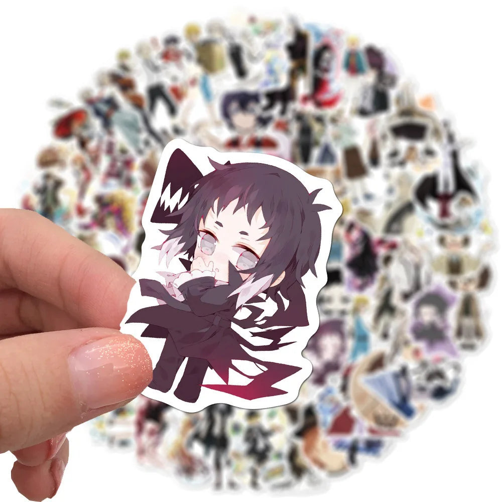 50PCS Zhang Cartoon Day Man Day Man Wen Hao Stray Dog Sticker Graffiti Decoration Anti-luggage Sticker