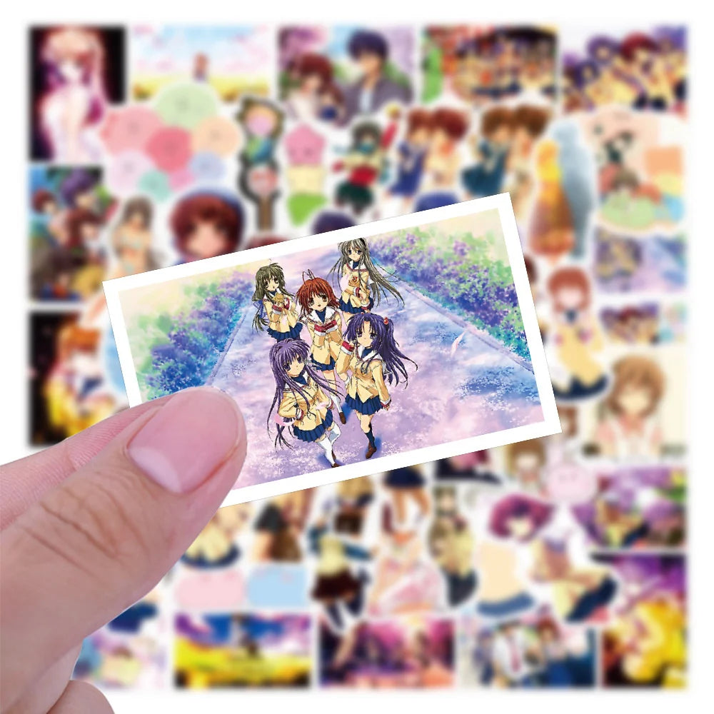 50PCS   Cartoon Anime AFTER STORY Dumpling Big Family Graffiti Sticker Luggage Scooter Sticker