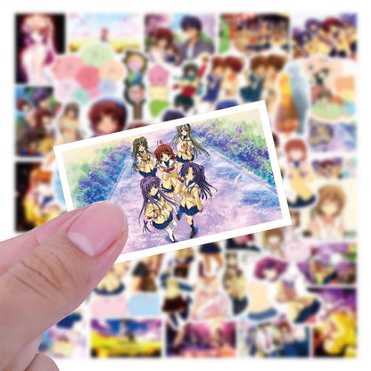50PCS   Cartoon Anime AFTER STORY Dumpling Big Family Graffiti Sticker Luggage Scooter Sticker