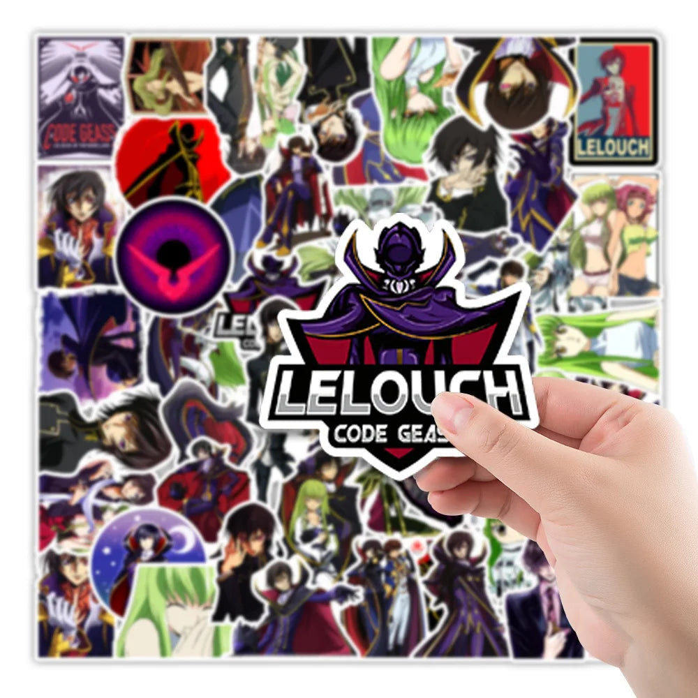 50PCS Japanese Anime Graffiti Stickers Computer Notebook Mobile Phone Water Cup Sticker Waterproof Sticker