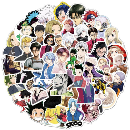 50PCS Riman Collection Sticker Personality Graffiti Laptop Skateboard Mobile Phone Gift Toy Waterproof Sticker