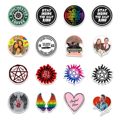 50PCS New Hot Hit American Drama Graffiti Decoration Suitcase Guitar Waterproof Sticker