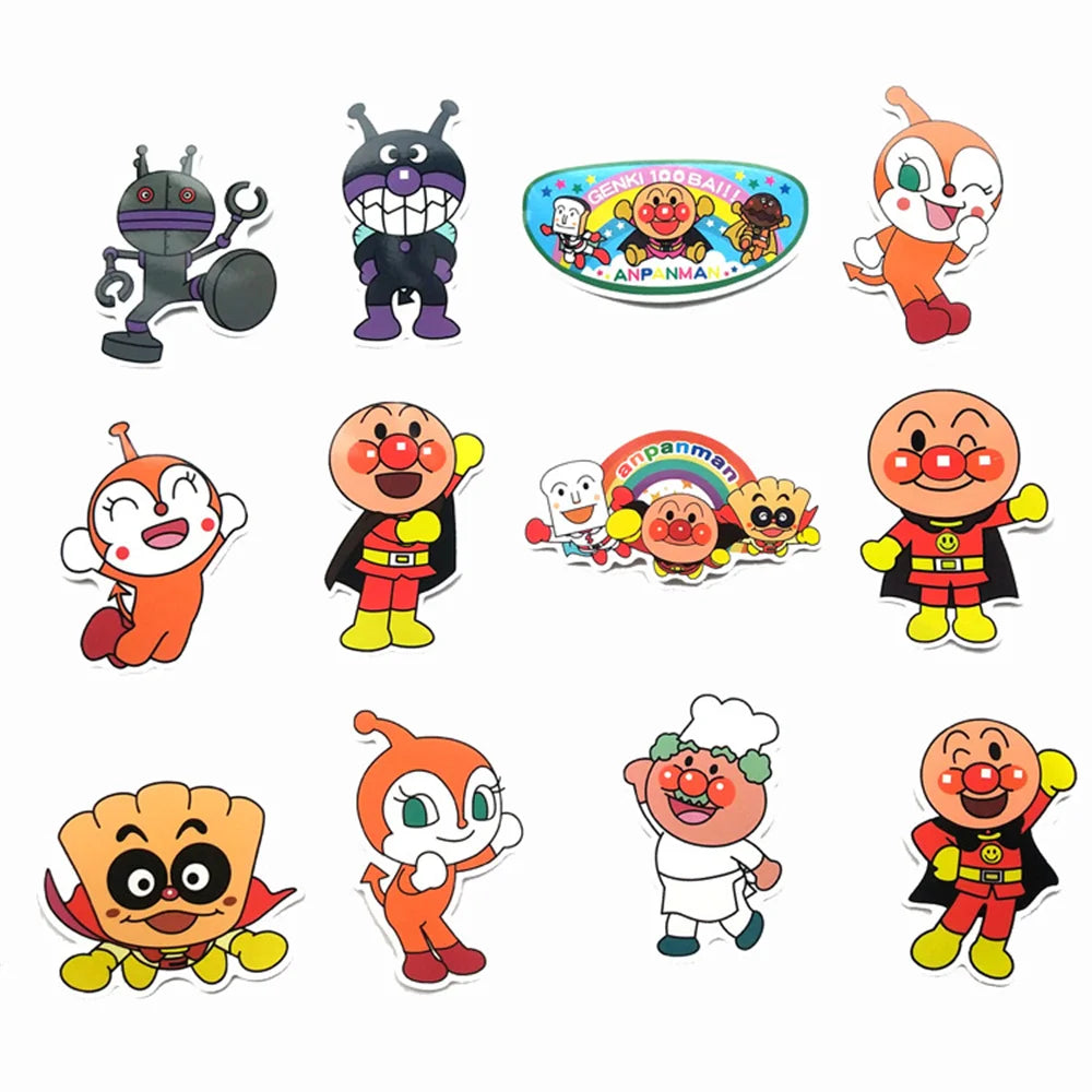 50PCS Superman Japanese Cartoon Cart Box Graffiti Skateboard Body Sticker