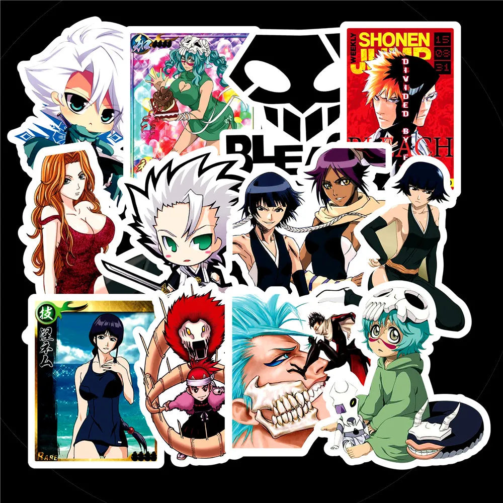 50PCS Bleach Realm Animation Graffiti Sticker Waterproof Suitcase Notebook Mobile Phone ChildrenWaterproofSticker
