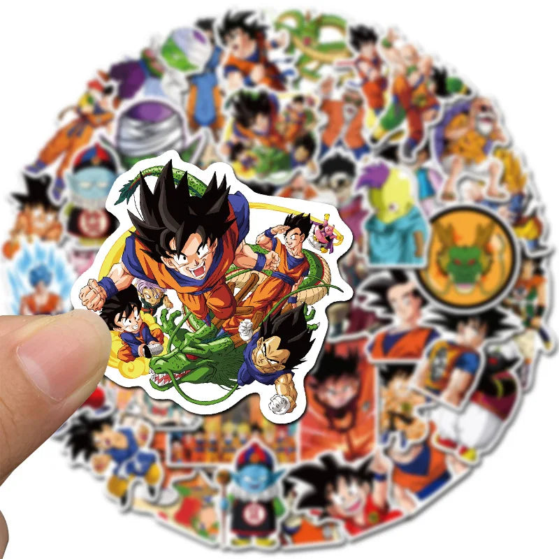 50PCS Classic Anime Cartoon Character Sticker Cute Graffiti Sticker Sticker Waterproof Decoration