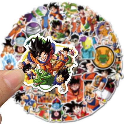 50PCS Classic Anime Cartoon Character Sticker Cute Graffiti Sticker Sticker Waterproof Decoration
