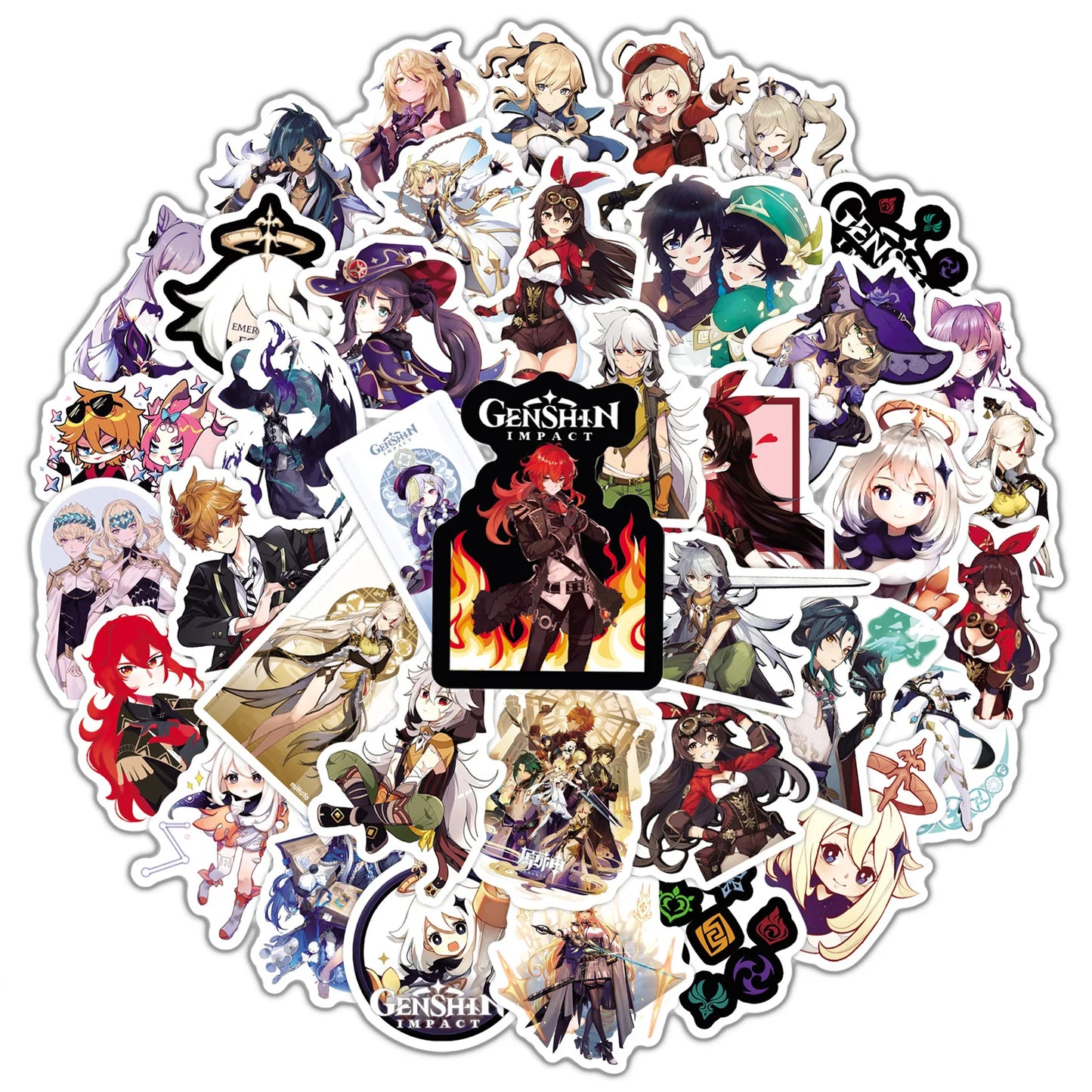 50pcs Animation Original God Suitcase Water Cup Waterproof Graffiti Decoration Waterproof Sticker