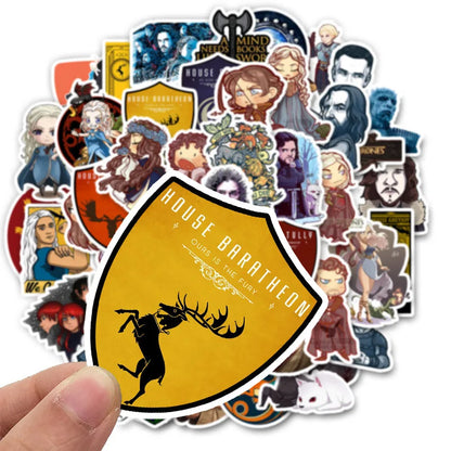 50 pieces of American TV series copyright and controversy graffiti stickers, personalized decoration luggage, laptops, guitars, bicycles, skateboards, gift stickers, toys