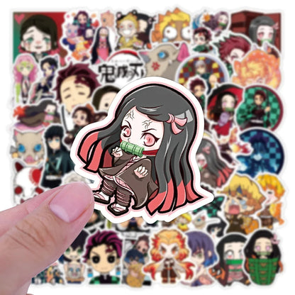 50PCS Zhang New Ghost Slayer Blade Cartoon Anime Graffiti Sticker Computer Phone Luggage Waterproof Sticker