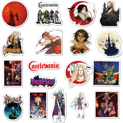 50 pieces of Japanese cartoon and anime graffiti stickers, personalized DIY diary, suitcase, laptop, phone case, planner, skateboard decoration, waterproof sticker toys