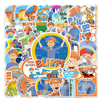 50PCS   Education Graffiti Waterproof Sticker Suitcase Notebook Stationery Box WaterCup