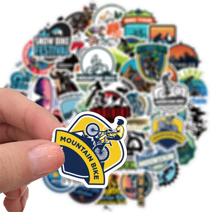 50PCS Outdoor Mountain Bike Graffiti Stickers Personalized Decoration Luggage Motorcycle Body Helmet Stickers