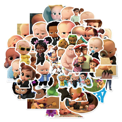 50PCS Cartoon Film Baby Boss Graffiti Waterproof Sticker Suitcase Notebook Refrigerator Skateboard WaterCupHelmet