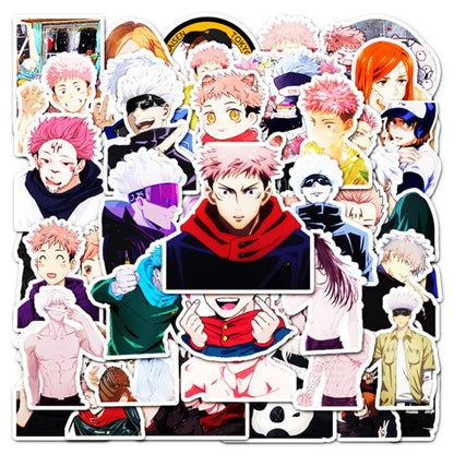 50 pieces of graffiti manual materials, decorative stickers, and toys for the character Satoru Gojo from Jujutsu Kaisen anime