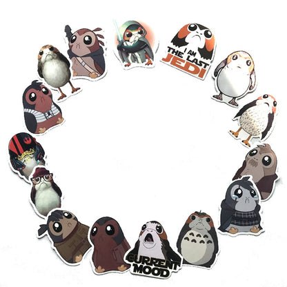 50PCS Polger Bird Graffiti Bird Sticker Luggage Laptop Guitar Bike Skateboard Gift Toy PVC Waterproof Sticker