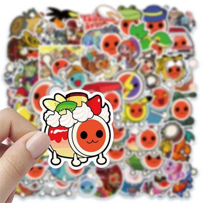 50PCS Art Illustration Popular Creative Cartoon Cute Swire Talent Game Series Decorative Style Graffiti Stickers Personalised Fashion Creative DIY Exquisite Decorative Decals Suitable For Cups, Helmets, Skateboards Popular Stickers Toys