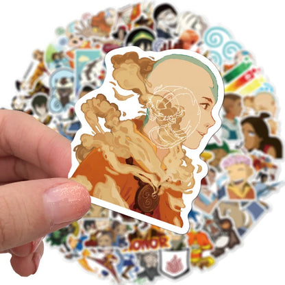 50PCS  Animation Cartoon Graffiti Toy Notebook Mobile Phone Skateboard Waterproof Sticker Decoration