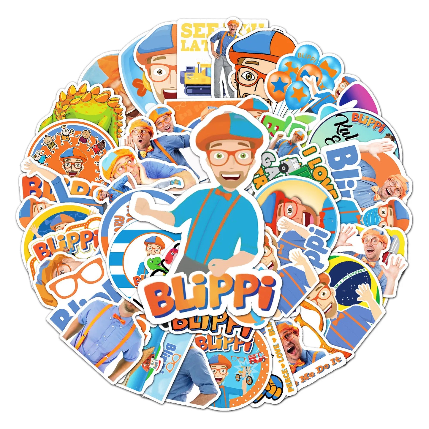 50PCS   Education Graffiti Waterproof Sticker Suitcase Notebook Stationery Box WaterCup