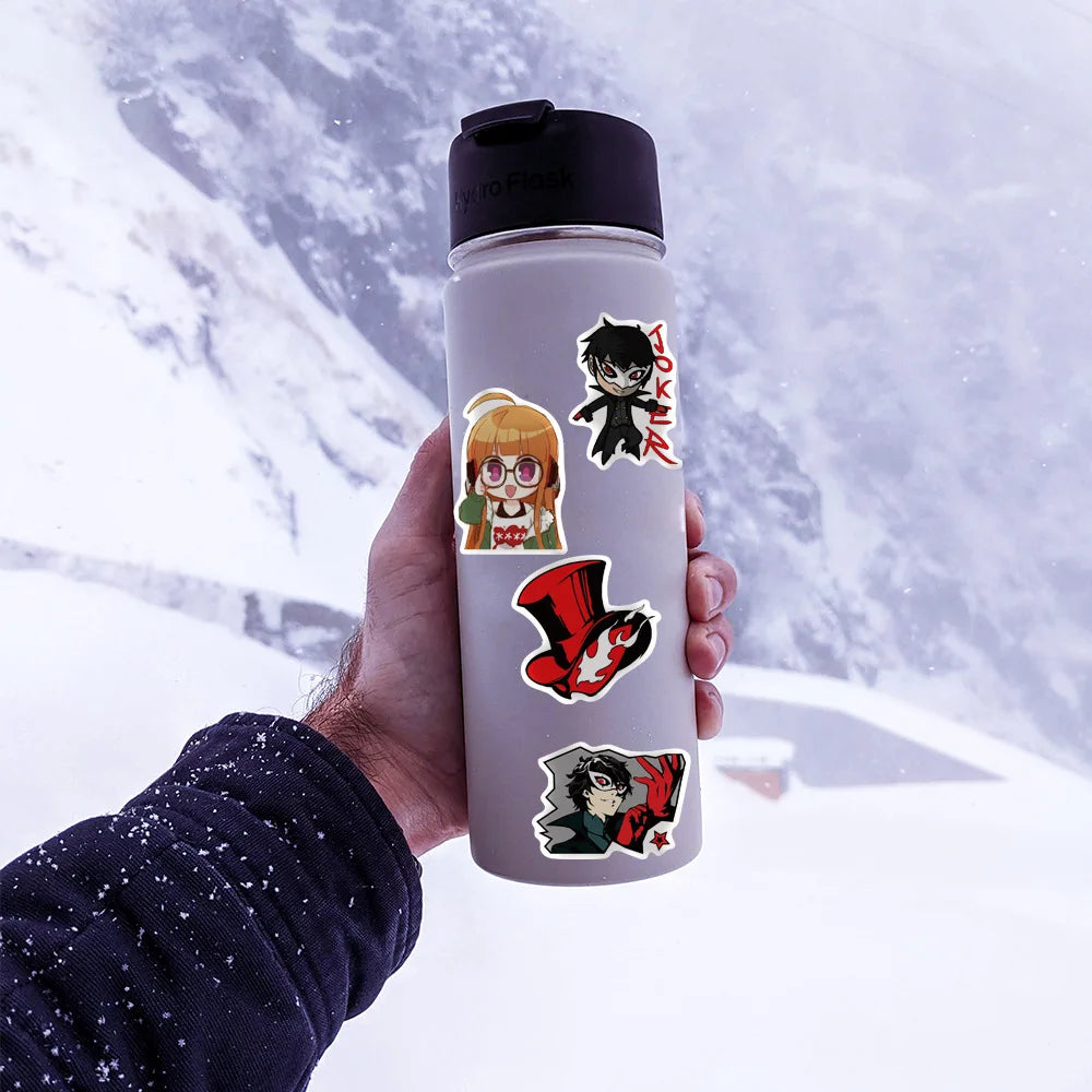 50PCS cartoon Japanese anime Shin Megami Reincarnation game decorative style graffiti stickers, personalized, fashionable and creative DIY exquisite decorative decal cups, helmets, skateboard popular sticker toys