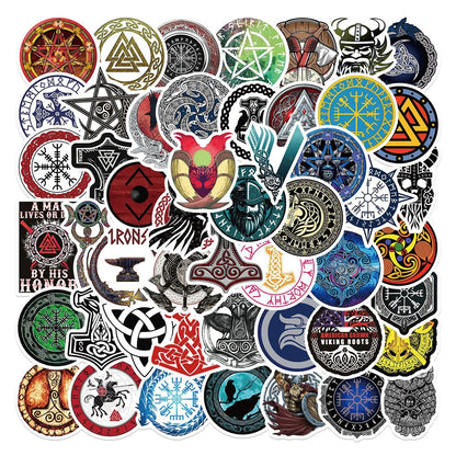 50PCS Cartoon Totem Popular Waterproof Graffiti Sticker Suitcase Notebook Mobile Phone Refrigerator Water Cup Helmet
