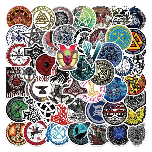 50PCS Cartoon Totem Popular Waterproof Graffiti Sticker Suitcase Notebook Mobile Phone Refrigerator Water Cup Helmet