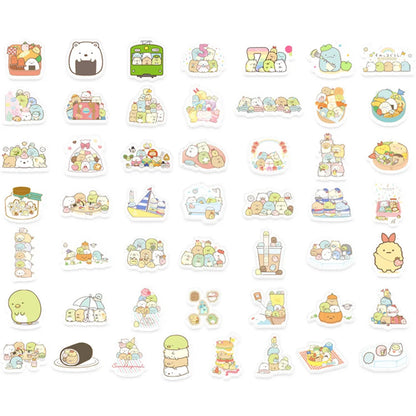 50PCS Corner Bio Sumikkogurashi Christmas Waterproof Luggage Phone Helmet Car Sticker