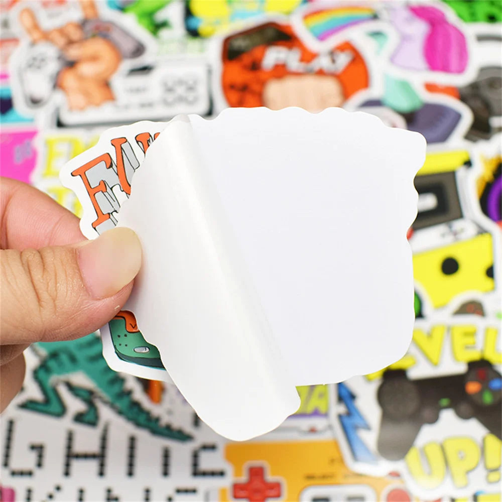 50PCS Nostalgic Game Console Graffiti Stickers Laptop Luggage Suitcase Guitar Skateboard Motorcycle Car Stickers