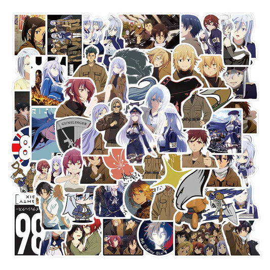 50PCS   Animation 86 Eighty Six-86: Nonexistent Theater Personalized Graffiti Waterproof StickerStationeryBoxHelmet