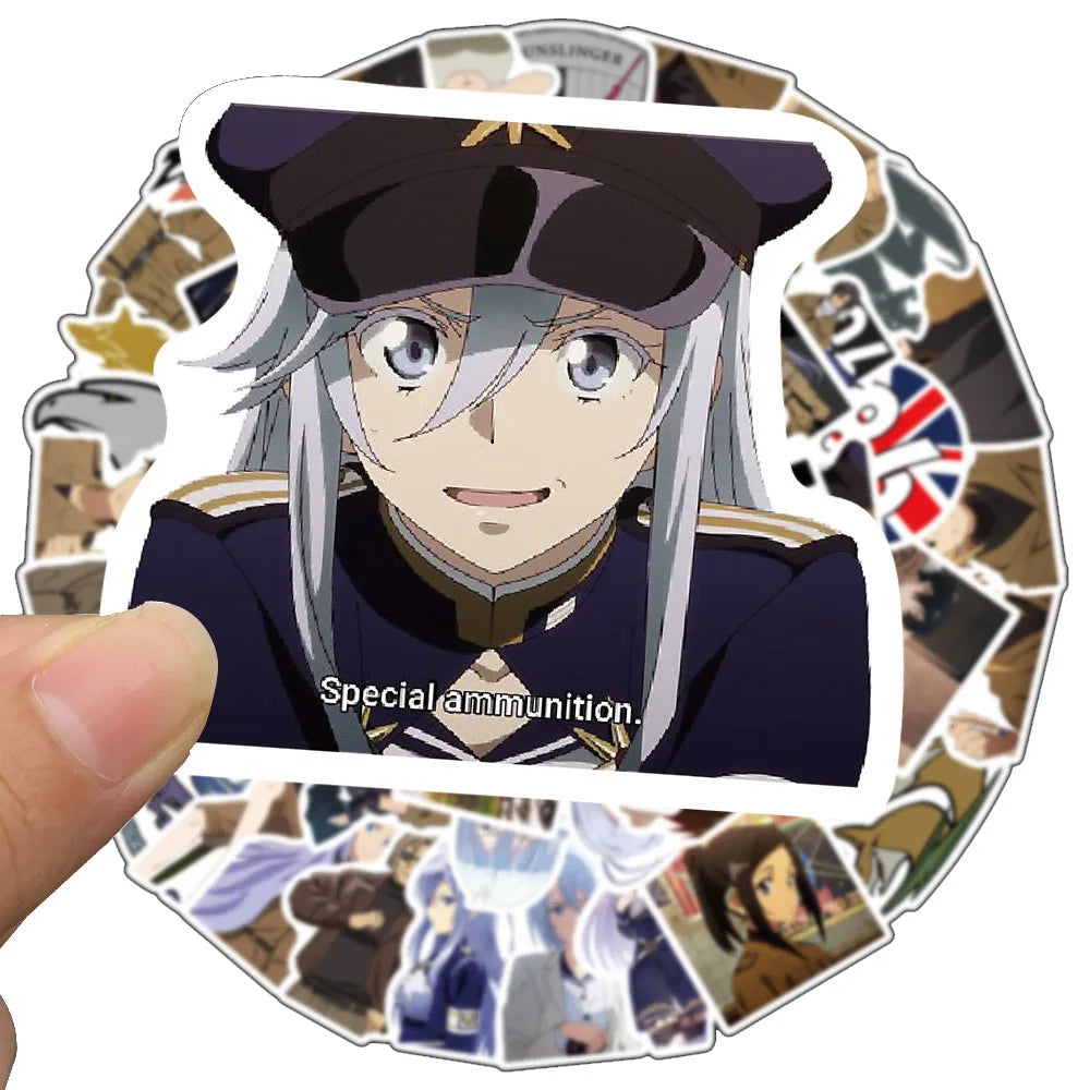 50PCS   Animation 86 Eighty Six-86: Nonexistent Theater Personalized Graffiti Waterproof StickerStationeryBoxHelmet