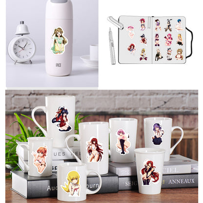 100PCS Anime Kawaii Sticker Pack, Cute Cartoon Doodles with a Stylish Edge for Otaku Culture and Collections