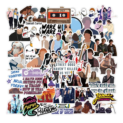 50PCS   TVSeries Julie and Phantom Boy Graffiti Waterproof Sticker Suitcase Notebook Refrigerator Helmet Water Cup