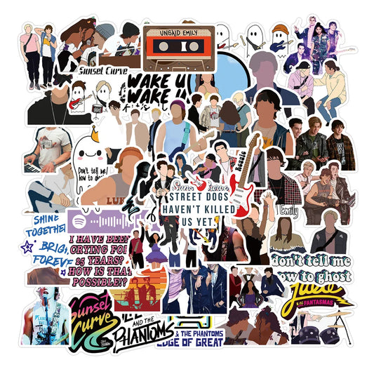 50PCS   TVSeries Julie and Phantom Boy Graffiti Waterproof Sticker Suitcase Notebook Refrigerator Helmet Water Cup